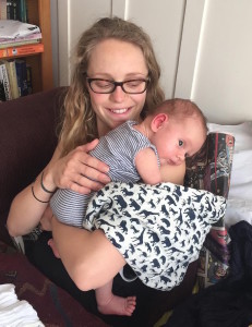 Eva and baby