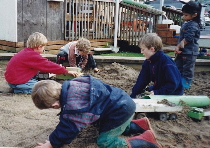 kids in the sandpit