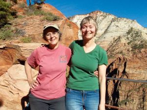 Scout Wilkins and Alice Bulmer at Zion